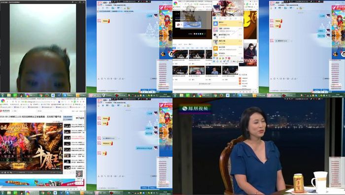 小女孩和金主视频几次被打断，妹妹和妈妈都打扰了